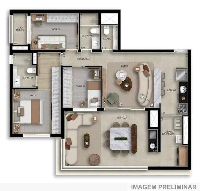 Apartamento com 2 quartos à venda, 80m2 em Butantã, São Paulo - SP - imagem 5 Foto 5 de Apartamento com 2 quartos à venda, 80m2 em Butantã, São Paulo - SP