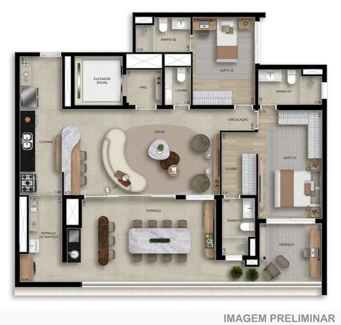 Apartamento com 2 quartos à venda, 80m2 em Butantã, São Paulo - SP - imagem 7 Foto 7 de Apartamento com 2 quartos à venda, 80m2 em Butantã, São Paulo - SP