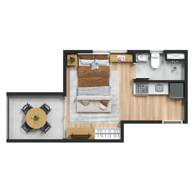 Foto 5 de Kitnet com 1 quarto à venda, 32m2 em Consolação, São Paulo - SP