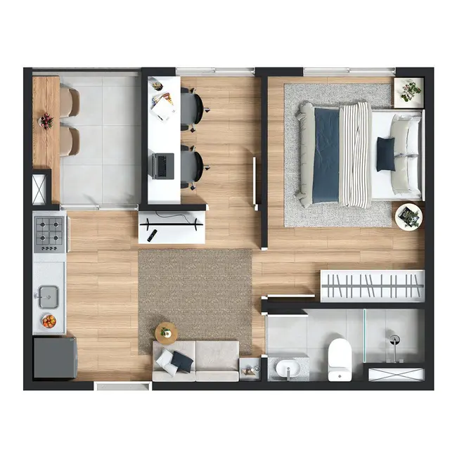 Foto 4 de Kitnet com 1 quarto à venda, 32m2 em Consolação, São Paulo - SP