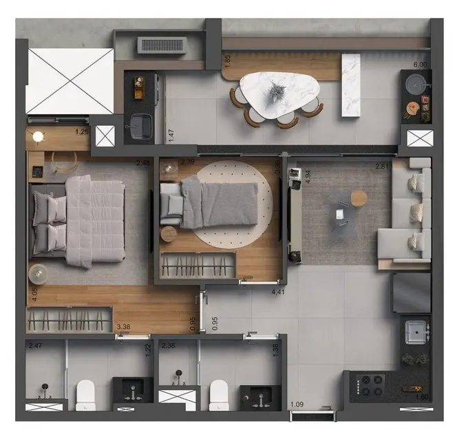 Apartamento com 3 quartos à venda, 98m2 em Vila Pompéia, São Paulo - SP - imagem 5 Foto 5 de Apartamento com 3 quartos à venda, 98m2 em Vila Pompéia, São Paulo - SP