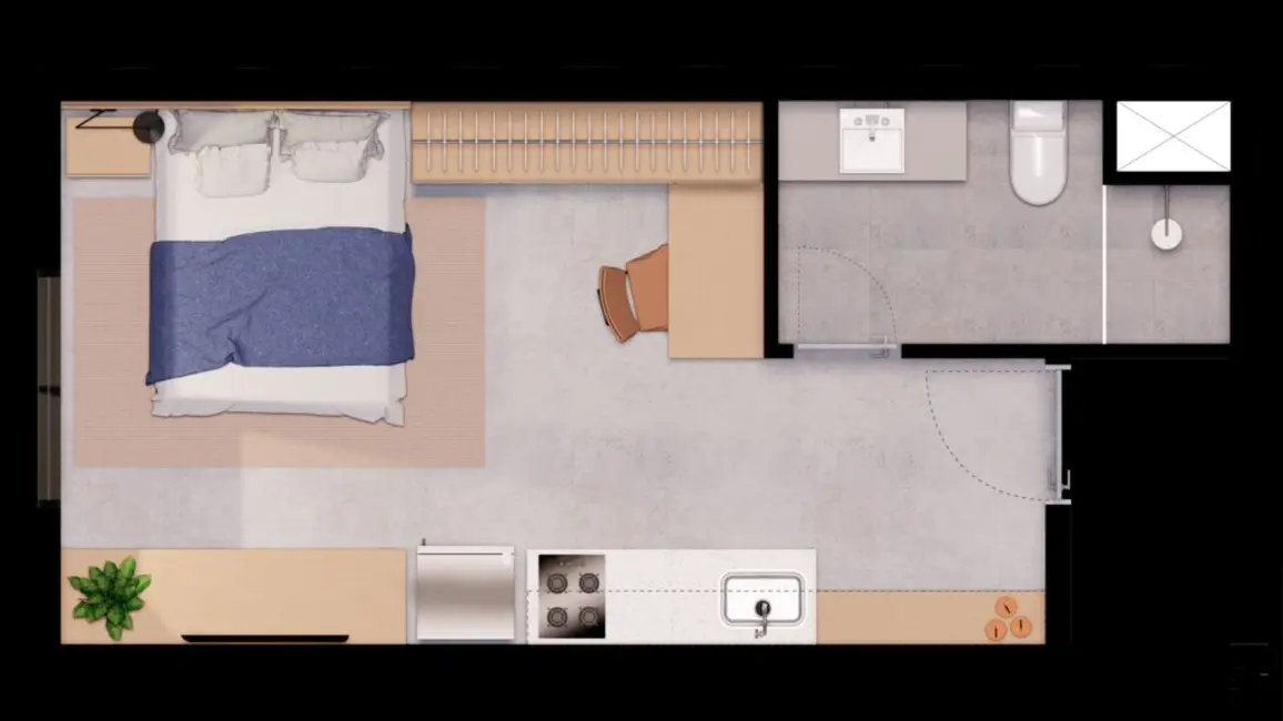 Foto 4 de Kitnet com 1 quarto à venda, 26m2 em Brás, São Paulo - SP