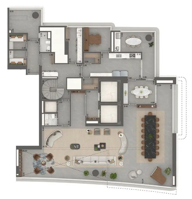 Apartamento com 4 quartos à venda, 464m2 em Jardim Guedala, São Paulo - SP - imagem 1 Foto 1 de Apartamento com 4 quartos à venda, 464m2 em Jardim Guedala, São Paulo - SP