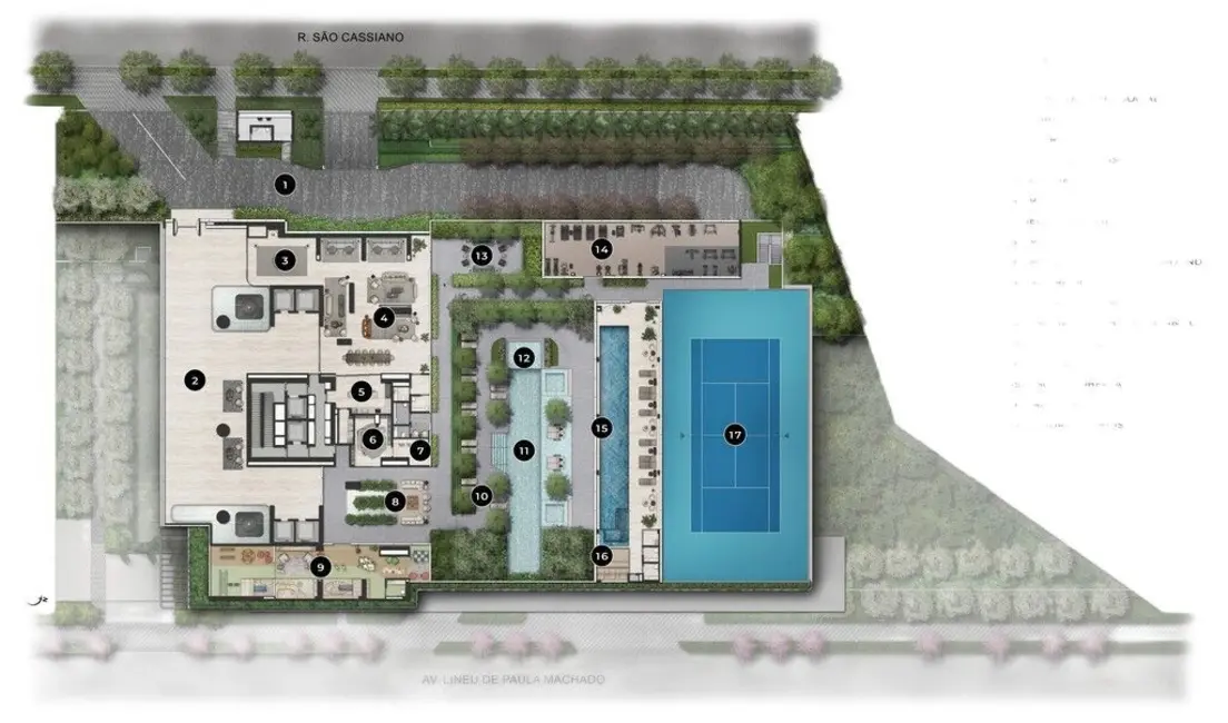 Apartamento com 4 quartos à venda, 464m2 em Jardim Guedala, São Paulo - SP - imagem 6 Foto 6 de Apartamento com 4 quartos à venda, 464m2 em Jardim Guedala, São Paulo - SP