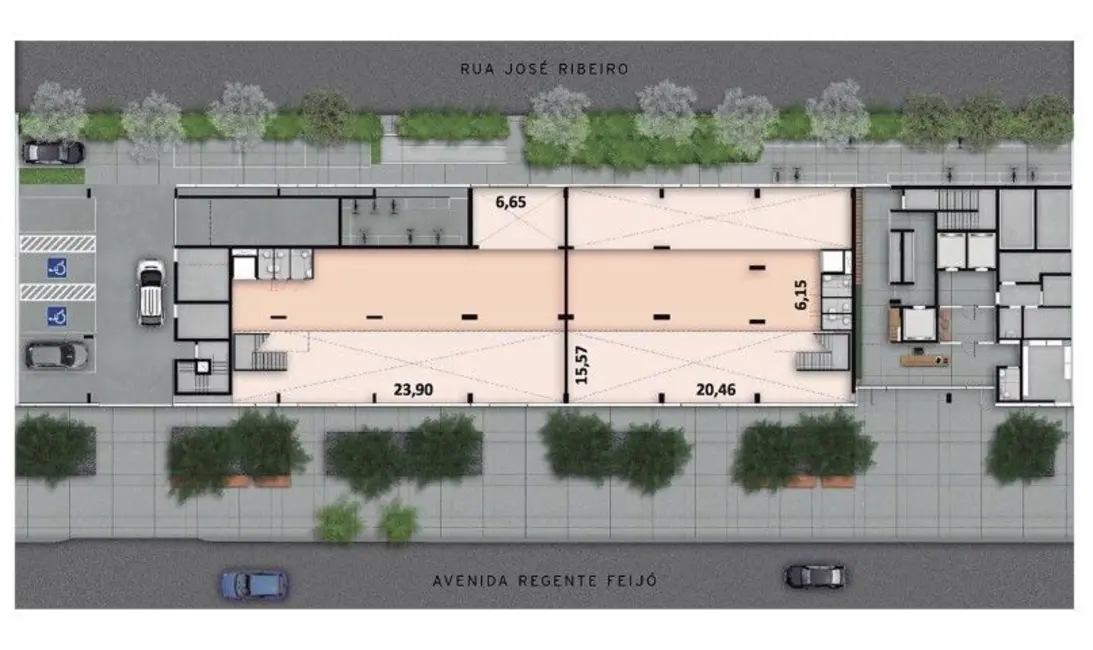 Foto 1 de Sala Comercial à venda, 25m2 em Jardim Anália Franco, São Paulo - SP