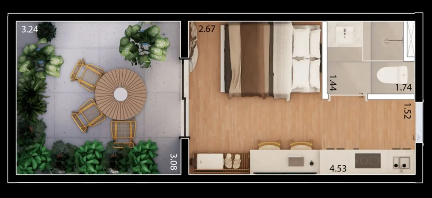 Foto 5 de Kitnet com 1 quarto à venda, 16m2 em Vila Buarque, São Paulo - SP