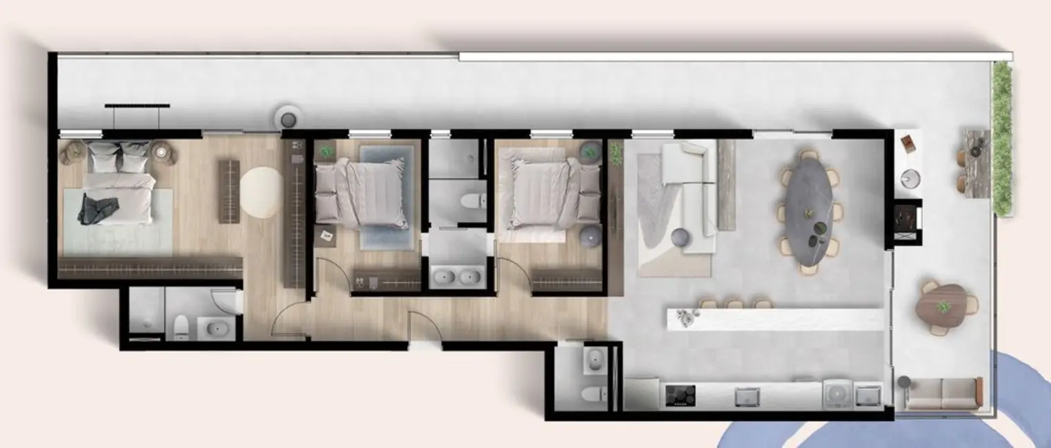 Apartamento com 2 quartos à venda, 71m2 em Parque Campolim, Sorocaba - SP - imagem 7 Foto 7 de Apartamento com 2 quartos à venda, 71m2 em Parque Campolim, Sorocaba - SP