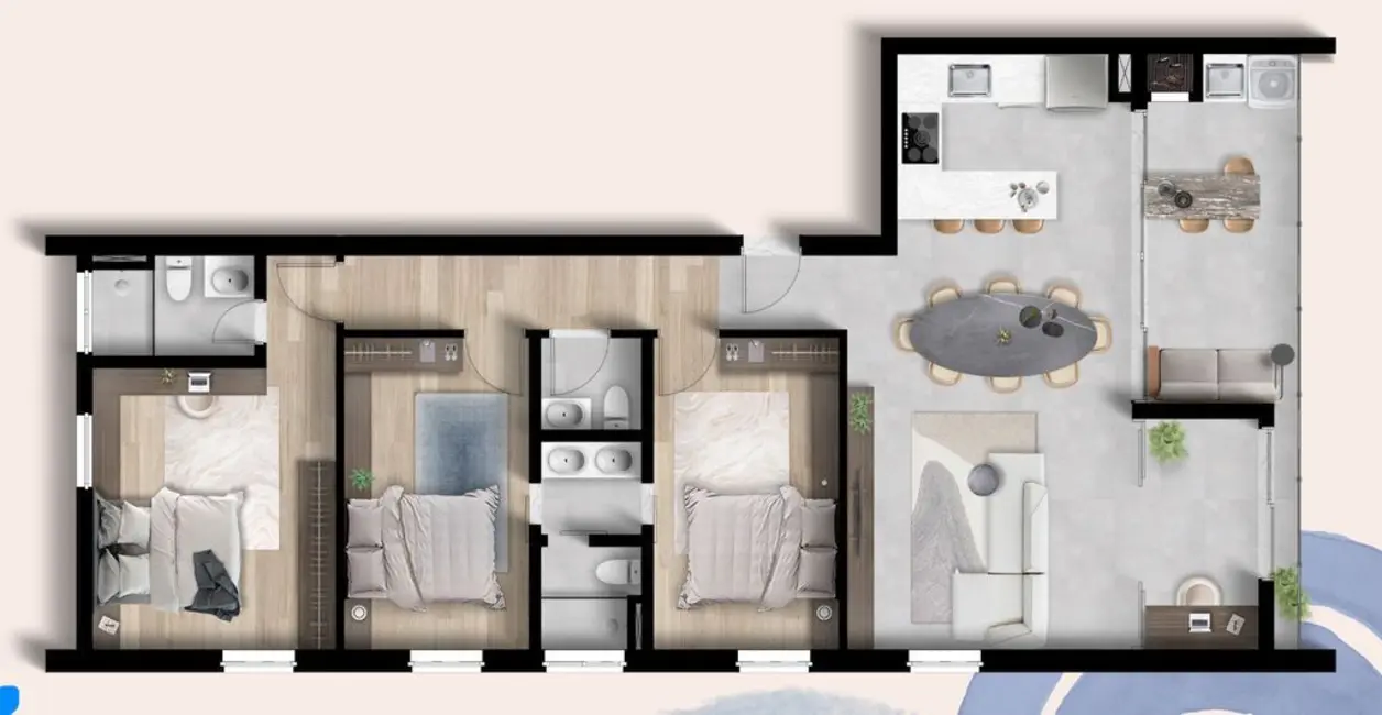 Apartamento com 2 quartos à venda, 71m2 em Parque Campolim, Sorocaba - SP - imagem 6 Foto 6 de Apartamento com 2 quartos à venda, 71m2 em Parque Campolim, Sorocaba - SP