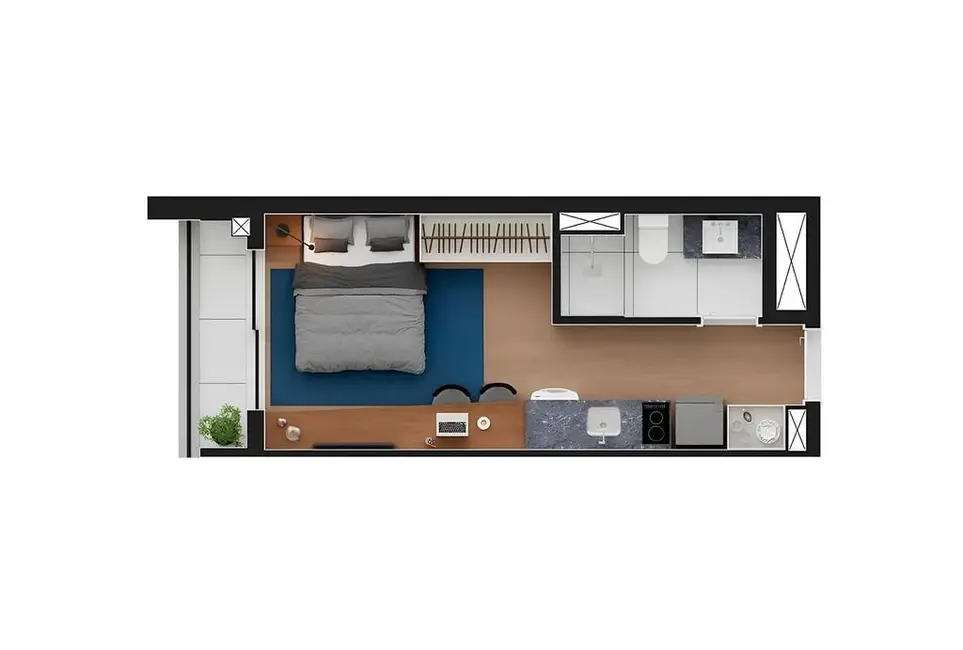 Foto 7 de Kitnet com 1 quarto à venda, 28m2 em Consolação, São Paulo - SP