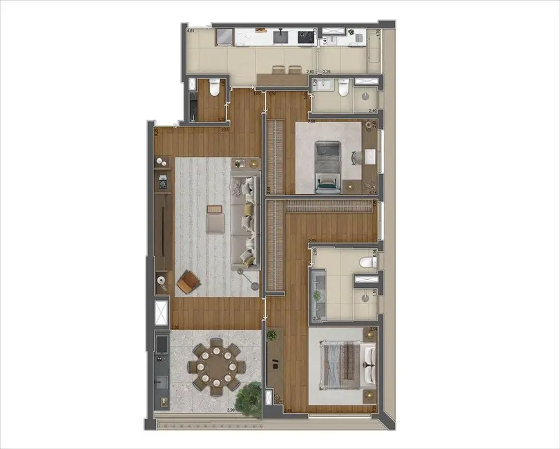 Foto 7 de Apartamento com 2 quartos à venda, 82m2 em Pinheiros, São Paulo - SP