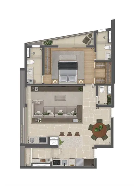 Foto 4 de Apartamento com 2 quartos à venda, 82m2 em Pinheiros, São Paulo - SP