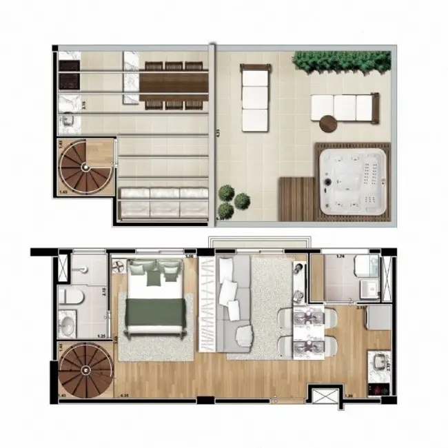 Cobertura com 1 quarto à venda, 74m2 em Aclimação, São Paulo - SP - imagem 9 Foto 9 de Cobertura com 1 quarto à venda, 74m2 em Aclimação, São Paulo - SP