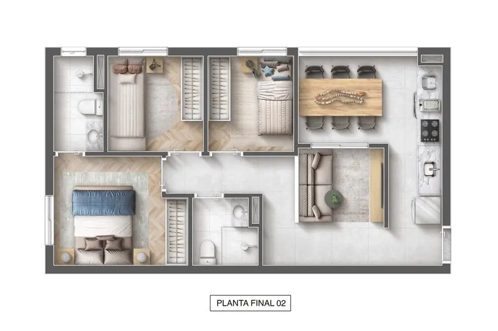 Apartamento com 3 quartos à venda, 53m2 em Jardim São Paulo(Zona Norte), São Paulo - SP - imagem 8 Foto 8 de Apartamento com 3 quartos à venda, 53m2 em Jardim São Paulo(Zona Norte), São Paulo - SP