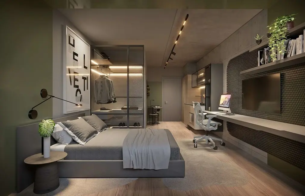 Kitnet com 1 quarto à venda, 27m2 em Moema, São Paulo - SP - imagem 5 Foto 5 de Kitnet com 1 quarto à venda, 27m2 em Moema, São Paulo - SP