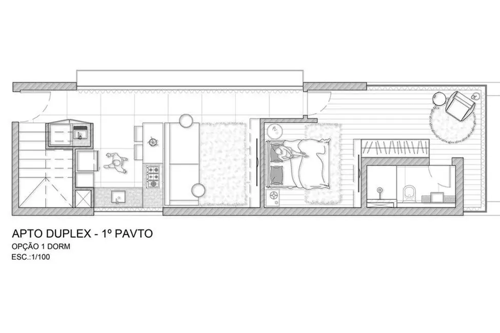 Cobertura com 2 quartos à venda, 119m2 em Vila Madalena, São Paulo - SP - imagem 5 Foto 5 de Cobertura com 2 quartos à venda, 119m2 em Vila Madalena, São Paulo - SP