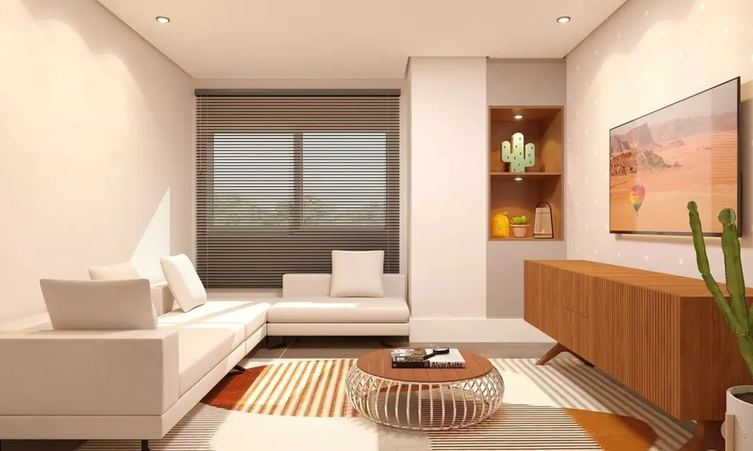 Foto 2 de Apartamento com 2 quartos à venda, 47m2 em Jardim Santo Antônio, Poa - SP