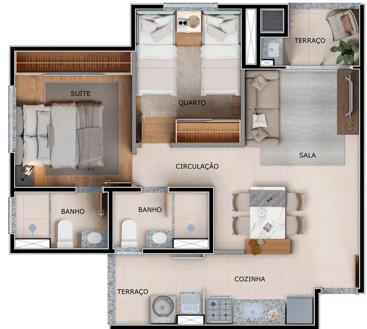 Foto 1 de Apartamento com 2 quartos à venda, 49m2 em Ipiranga, São Paulo - SP