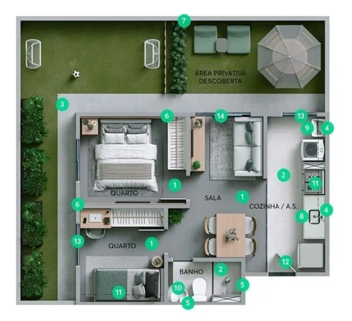 Apartamento com 2 quartos à venda, 34m2 em Pirituba, São Paulo - SP - imagem 5 Foto 5 de Apartamento com 2 quartos à venda, 34m2 em Pirituba, São Paulo - SP