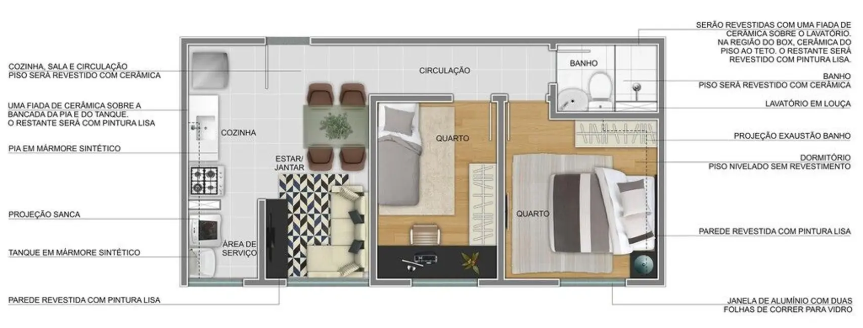 Foto 1 de Apartamento com 2 quartos à venda, 39m2 em Vila Nova Bonsucesso, Guarulhos - SP