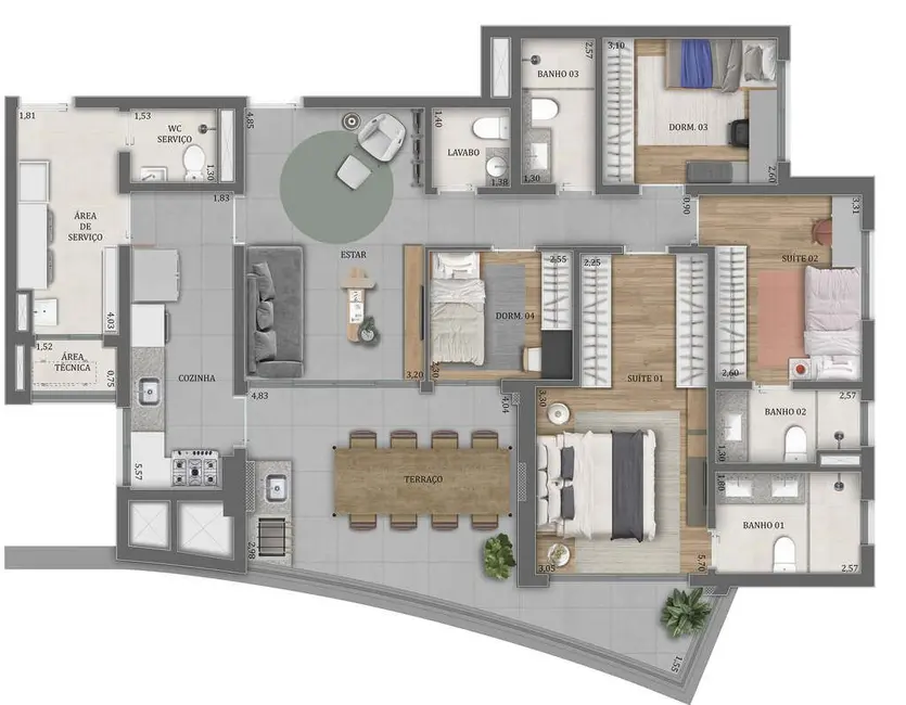 Foto 1 de Apartamento com 2 quartos à venda, 79m2 em Água Branca, São Paulo - SP