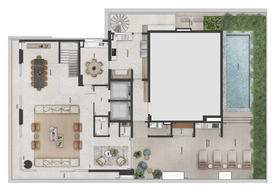 Apartamento com 4 quartos à venda, 368m2 em Jardim Paulista, São Paulo - SP - imagem 2 Foto 2 de Apartamento com 4 quartos à venda, 368m2 em Jardim Paulista, São Paulo - SP