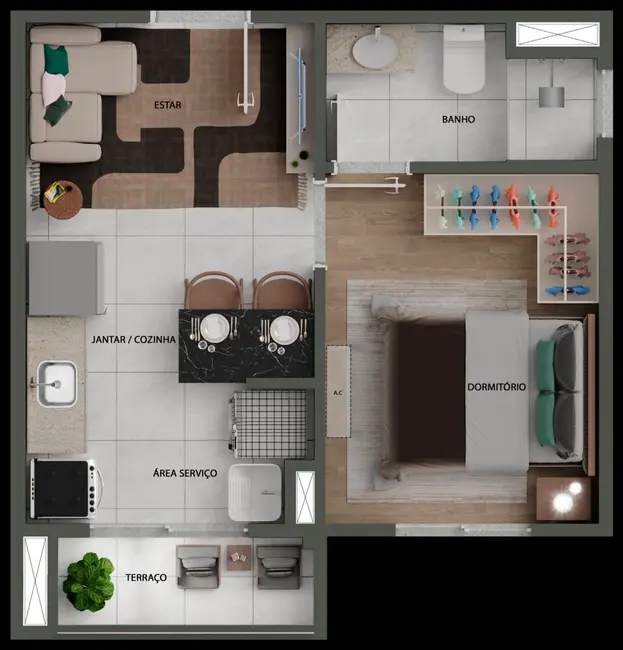 Foto 1 de Apartamento com 2 quartos à venda, 37m2 em Rio Pequeno, São Paulo - SP