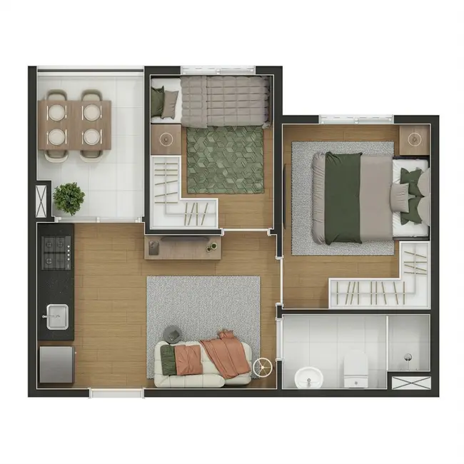 Apartamento com 1 quarto à venda, 25m2 em Butantã, São Paulo - SP - imagem 2 Foto 2 de Apartamento com 1 quarto à venda, 25m2 em Butantã, São Paulo - SP