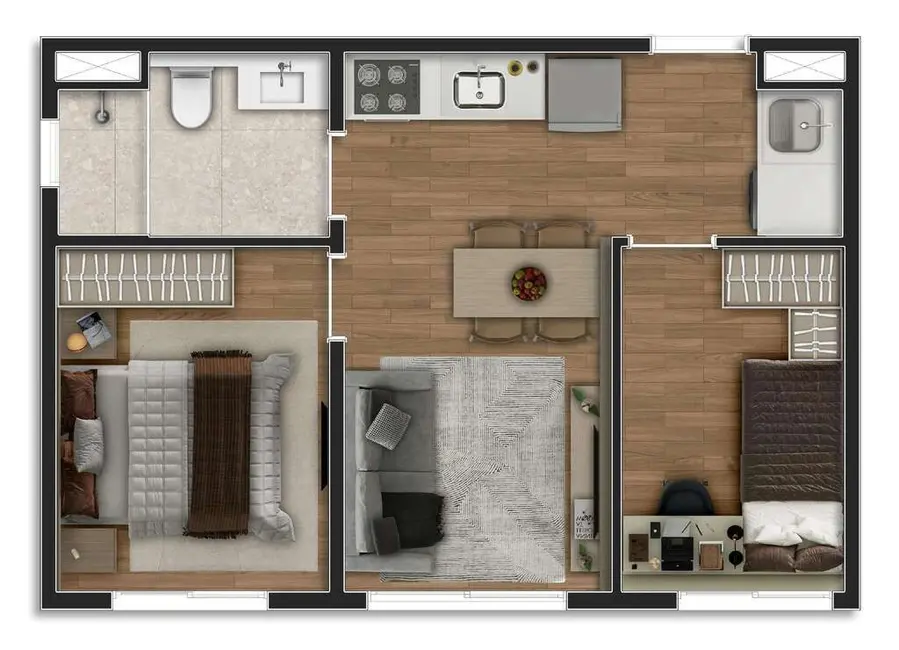 Apartamento com 2 quartos à venda, 37m2 em Morumbi, São Paulo - SP - imagem 1 Foto 1 de Apartamento com 2 quartos à venda, 37m2 em Morumbi, São Paulo - SP