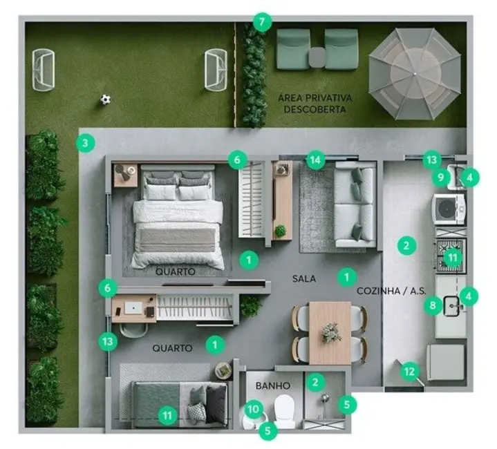 Apartamento com 2 quartos à venda, 34m2 em Pirituba, São Paulo - SP - imagem 3 Foto 3 de Apartamento com 2 quartos à venda, 34m2 em Pirituba, São Paulo - SP