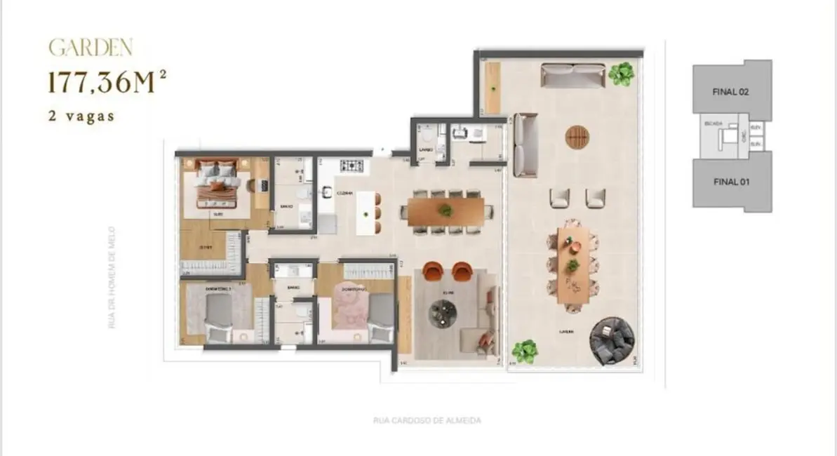 Foto 8 de Apartamento com 3 quartos à venda, 113m2 em Perdizes, São Paulo - SP