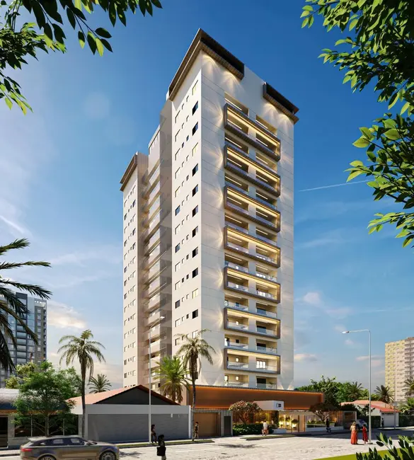 Foto 2 de Apartamento com 2 quartos à venda, 73m2 em Canto do Forte, Praia Grande - SP