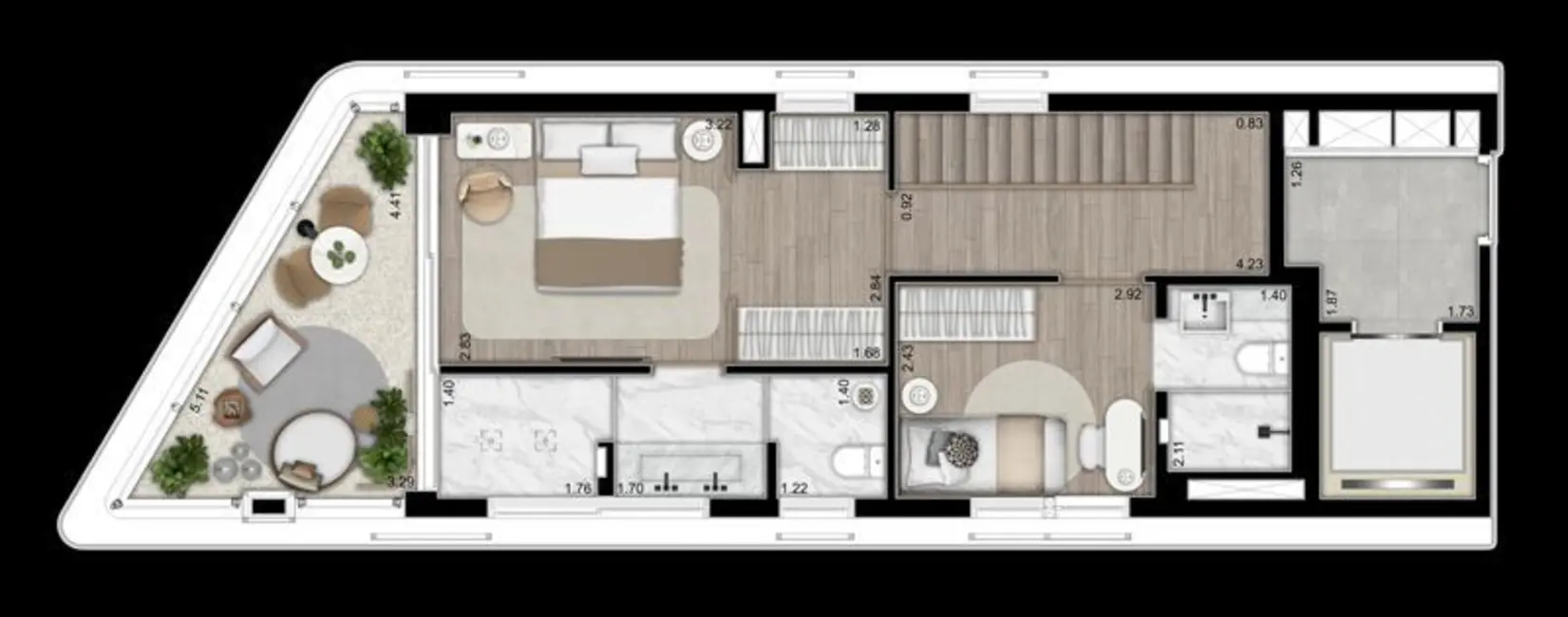 Kitnet com 1 quarto à venda, 53m2 em Alto de Pinheiros, São Paulo - SP - imagem 8 Foto 8 de Kitnet com 1 quarto à venda, 53m2 em Alto de Pinheiros, São Paulo - SP