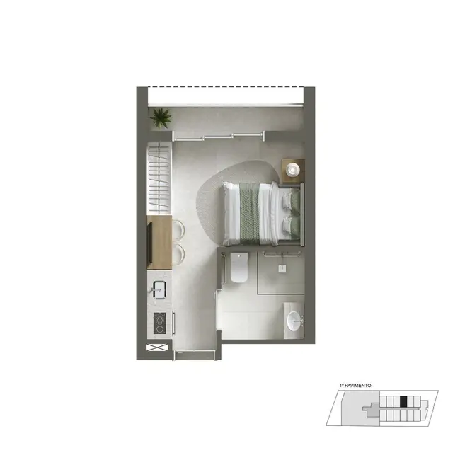 Foto 7 de Apartamento com 1 quarto à venda, 47m2 em Vila Mariana, São Paulo - SP