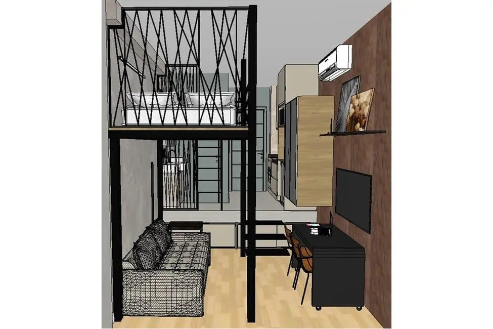 Kitnet com 1 quarto à venda, 21m2 em Santo Amaro, São Paulo - SP - imagem 6 Foto 6 de Kitnet com 1 quarto à venda, 21m2 em Santo Amaro, São Paulo - SP