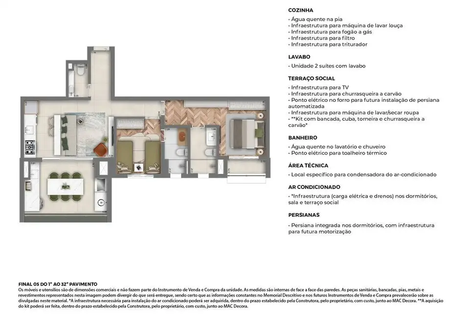 Apartamento com 4 quartos à venda, 138m2 em Brooklin Paulista, São Paulo - SP - imagem 4 Foto 4 de Apartamento com 4 quartos à venda, 138m2 em Brooklin Paulista, São Paulo - SP
