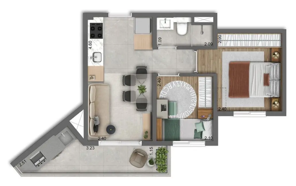 Apartamento com 2 quartos à venda, 40m2 em Vila Mariana, São Paulo - SP - imagem 5 Foto 5 de Apartamento com 2 quartos à venda, 40m2 em Vila Mariana, São Paulo - SP