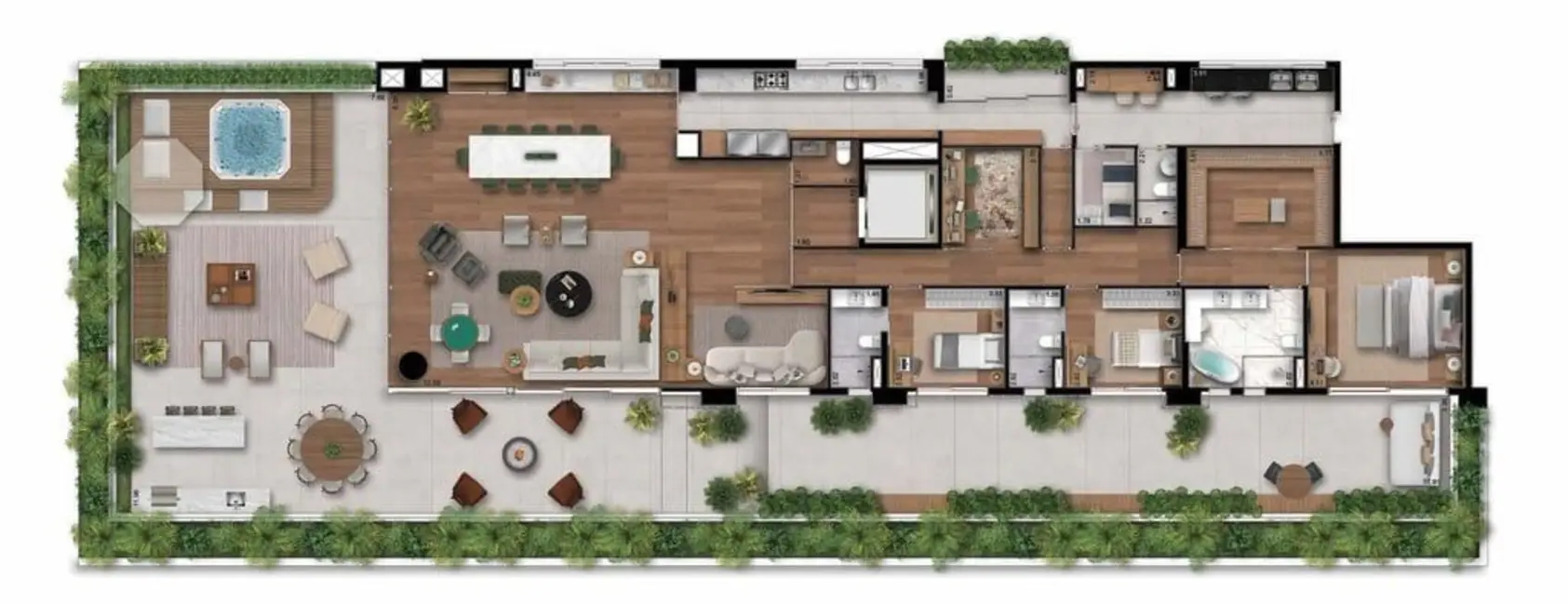 Apartamento com 2 quartos à venda, 105m2 em Itaim Bibi, São Paulo - SP - imagem 6 Foto 6 de Apartamento com 2 quartos à venda, 105m2 em Itaim Bibi, São Paulo - SP