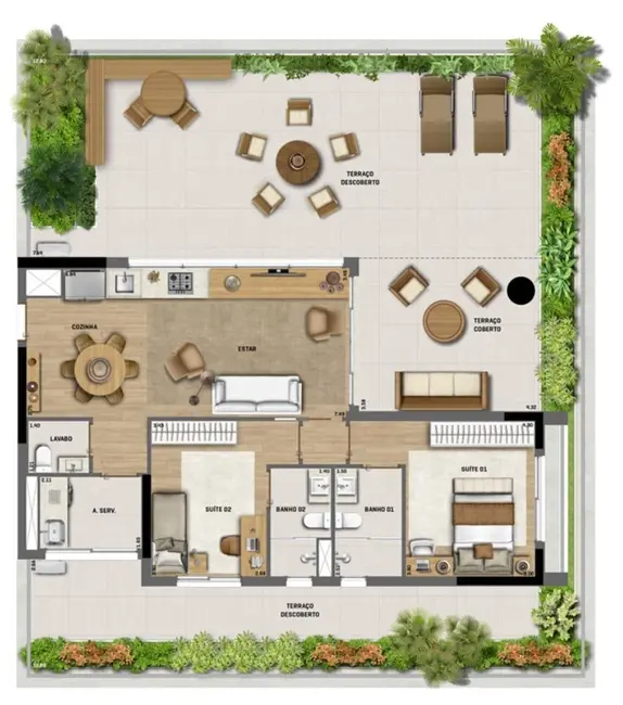 Foto 1 de Apartamento com 2 quartos à venda, 199m2 em Jardins, São Paulo - SP
