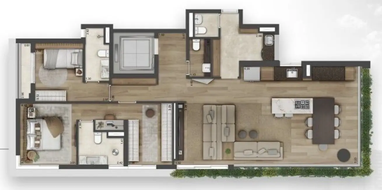 Apartamento com 1 quarto à venda, 38m2 em Jardim Paulista, São Paulo - SP - imagem 3 Foto 3 de Apartamento com 1 quarto à venda, 38m2 em Jardim Paulista, São Paulo - SP