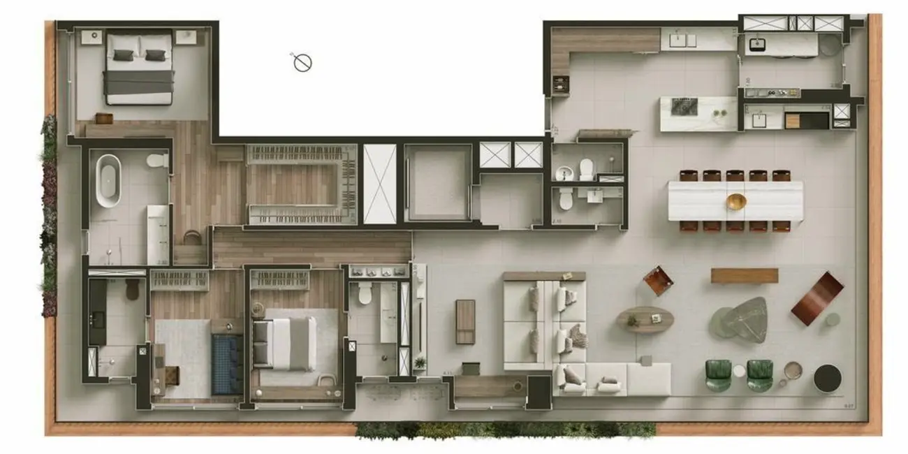 Foto 4 de Apartamento com 4 quartos à venda, 245m2 em Jardim Europa, São Paulo - SP