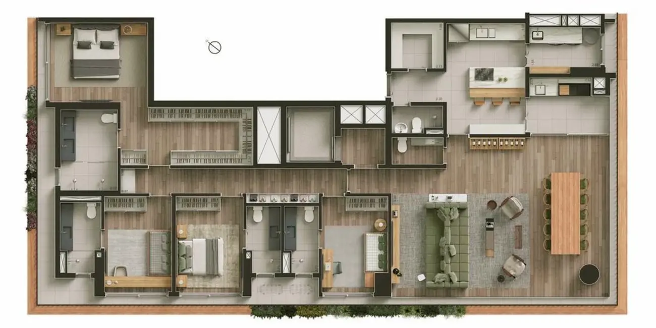 Foto 6 de Apartamento com 4 quartos à venda, 245m2 em Jardim Europa, São Paulo - SP