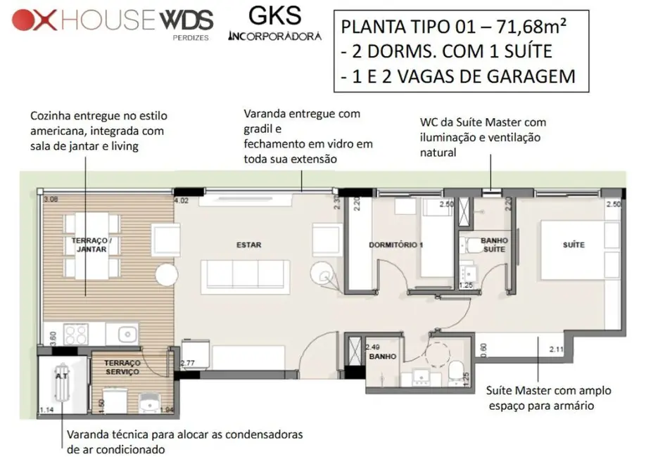 Apartamento com 2 quartos à venda, 71m2 em Perdizes, São Paulo - SP - imagem 9 Foto 9 de Apartamento com 2 quartos à venda, 71m2 em Perdizes, São Paulo - SP