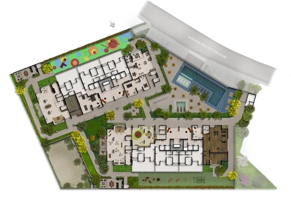 Foto 1 de Apartamento com 2 quartos à venda, 97m2 em Chácara Pavoeiro, Cotia - SP