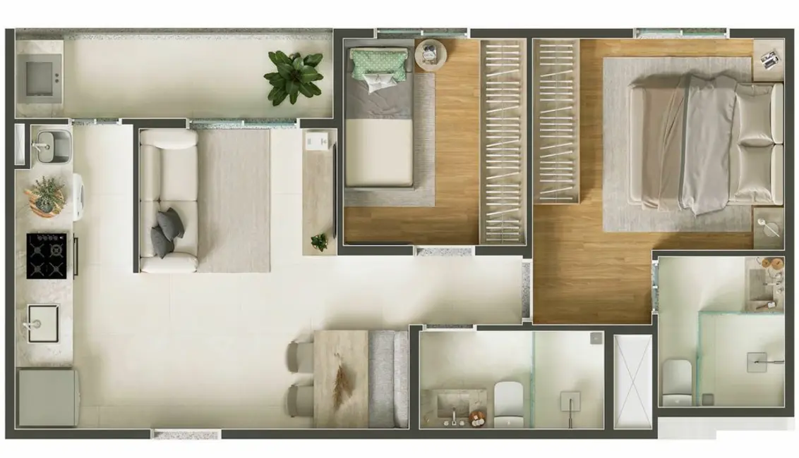 Foto 7 de Apartamento com 2 quartos à venda, 53m2 em Vila Esperança, São Paulo - SP