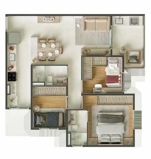 Foto 4 de Apartamento com 2 quartos à venda, 53m2 em Vila Esperança, São Paulo - SP