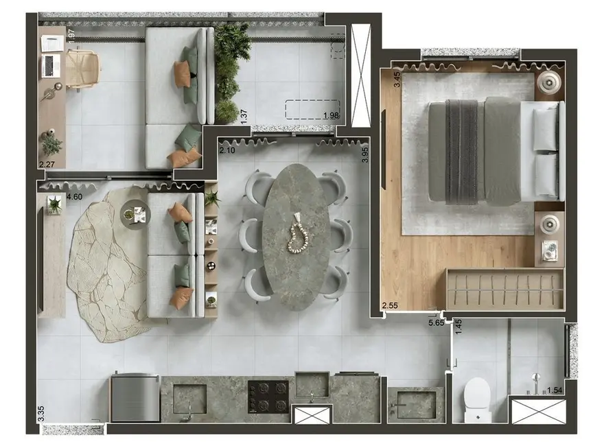 Apartamento com 1 quarto à venda, 29m2 em Paraíso, São Paulo - SP - imagem 4 Foto 4 de Apartamento com 1 quarto à venda, 29m2 em Paraíso, São Paulo - SP