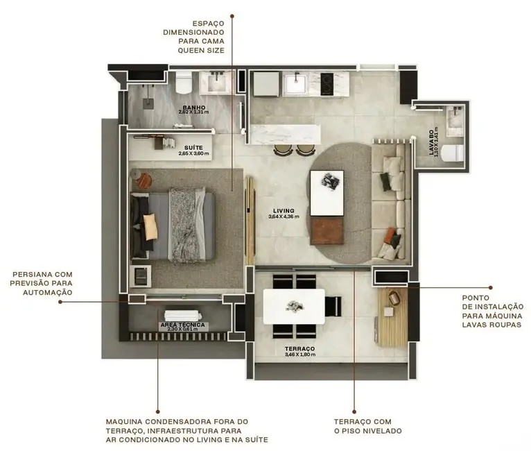 Foto 2 de Apartamento com 1 quarto à venda, 31m2 em Paraíso, São Paulo - SP