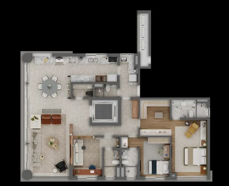 Foto 1 de Apartamento com 3 quartos à venda, 160m2 em Moema, São Paulo - SP