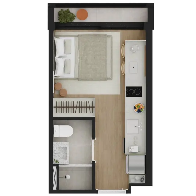 Foto 2 de Kitnet com 1 quarto à venda, 50m2 em Moema, São Paulo - SP