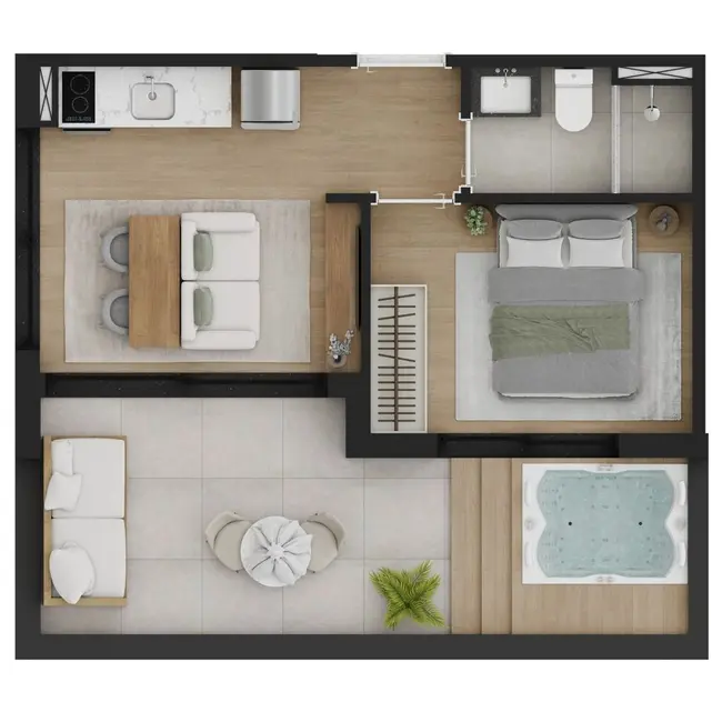 Foto 8 de Kitnet com 1 quarto à venda, 50m2 em Moema, São Paulo - SP